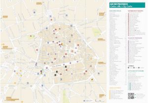 Map Aix En Provence France Maps Aix En Provence A tourist Office