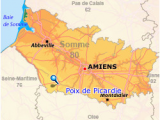 Map Amiens France Poix De Picardie area Of France where My Terrell Ancestors are Said