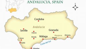 Map andalucia Region Spain andalusia Spain Cities Map and Guide