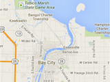 Map Bay City Michigan Great Lakes Bay Region Weddings