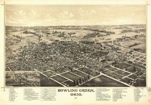 Map Bowling Green Ohio Ohio Vintage Panoramic Maps Collection On Cd Ebay