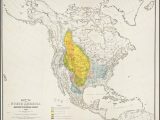 Map Centennial Colorado Map Of Bison Distribution Over Time This Map Depicts the Shrinking