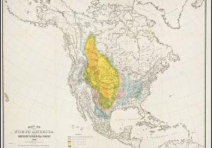 Map Centennial Colorado Map Of Bison Distribution Over Time This Map Depicts the Shrinking
