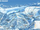 Map Chamonix France Grand Massif Piste Map Canvas Print In 2019 Ski and Snowboarding