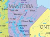 Map Churchill Canada Winnipeg Manitoba Saskatchewan and Manitoba Canada