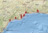 Map Costa Del sol Spain where to Stay In the Costa Del sol Best Cities Hotels