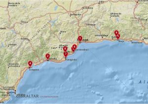 Map Costa Del sol Spain where to Stay In the Costa Del sol Best Cities Hotels