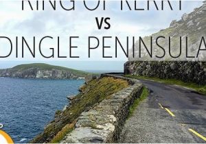 Map Dingle Peninsula Ireland Ring Of Kerry Vs Dingle Peninsula