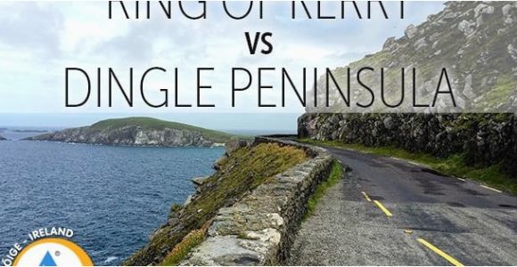 Map Dingle Peninsula Ireland Ring Of Kerry Vs Dingle Peninsula