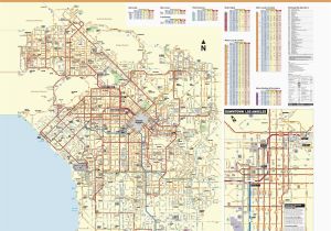 Map Downey California area June 2016 Bus and Rail System Maps