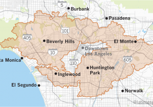Map El Segundo California Maps Show Thomas Fire is Larger Than Many U S Cities Los Angeles