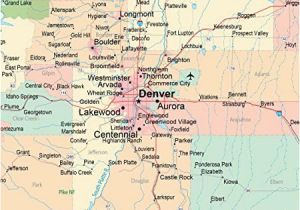 Map Evergreen Colorado Amazon Com Push Pin Travel Maps Colorado with Brown Frame and Pins