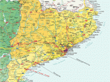 Map F Spain Catalunya Spain tourist Map Catalunya Spain Mappery