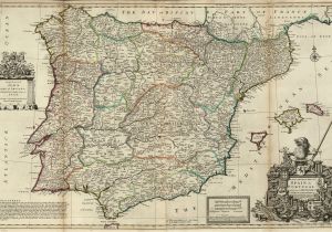 Map F Spain File Spain and Portugal Herman Moll 1711 Jpg Wikimedia Commons