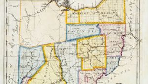 Map Findlay Ohio John Melish Map Of Ohio Ohio History Genealogy Pinterest