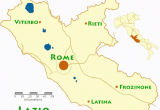 Map Florence Italy Surrounding area Travel Maps Of the Italian Region Of Lazio Near Rome