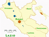 Map Florence Italy Surrounding area Travel Maps Of the Italian Region Of Lazio Near Rome