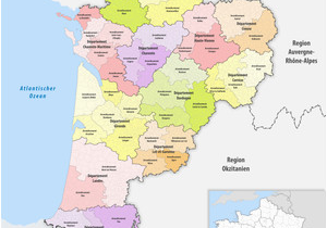 Map France Bordeaux Region Nouvelle Aquitaine Wikipedia