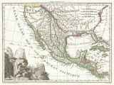 Map From Colorado to California File 1810 Tardieu Map Of Mexico Texas and California Geographicus