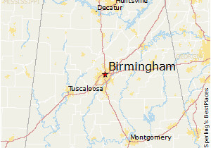 Map From Flint Michigan to Birmingham Alabama Birmingham Alabama Cost Of Living