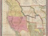 Map From Texas to California Map Of Texas California and oregon 1846 Map Usa Maps