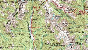 Map Grand Lake Colorado the Glaciation Of Grand Lake