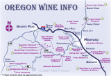 Map Grants Pass oregon the oregon Wine Info