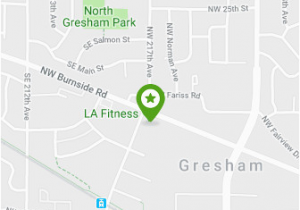 Map Gresham oregon Gresham La Fitness Kayafitness Co