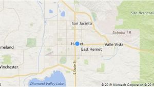 Map Hemet California area Hemet area Map Information
