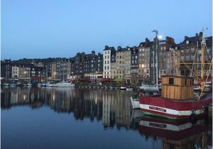 Map Honfleur France Moon Setting and Sunrise One Hour Later Picture Of Le