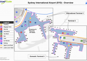 Map Ireland Airports Sydney Sydney Kingsford Smith International Syd Airport