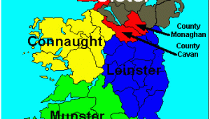 Map Ireland Ulster Leinster Munster Connaught Munster Province Ireland Of Ireland S Four Provinces