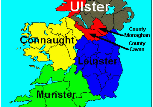 Map Ireland Ulster Leinster Munster Connaught Munster Province Ireland Of Ireland S Four Provinces