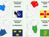 Map Ireland Ulster Leinster Munster Connaught Provinces Of Ireland Information and History