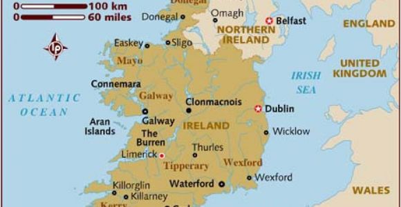 Map Ireland West Coast Map Of Ireland