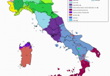 Map Itali Linguistic Map Of Italy Maps Italy Map Map Of Italy Regions