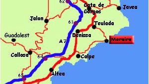 Map Javea Spain Moraira Spain Moraira Spain Spain Destinations Javea