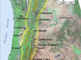 Map Klamath Falls oregon Cascade Mountain Range oregon Klamath Mountains Map On Of Us 945