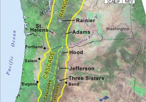 Map Klamath Falls oregon Cascade Mountain Range oregon Klamath Mountains Map On Of Us 945