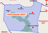 Map Knock Ireland Knockauns West
