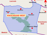 Map Knock Ireland Knockauns West