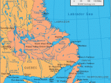 Map Maritimes Canada Newfoundland and Labrador East Coast Of Canada In the