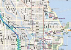 Map Michigan Avenue Chicago Map Of Chicago Interactive and Printable Maps wheretraveler