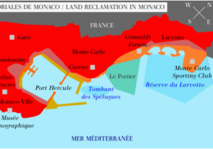 Map Monaco France Monaco Wikipedia