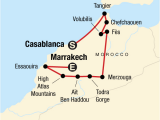 Map Morocco and Spain Highlights Of Morocco