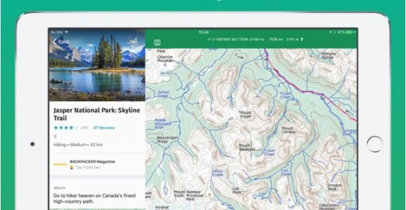 Map My Walk Canada Viewranger Hike Ride or Walk On the App Store