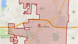 Map New Albany Ohio Enrollment Map District Boundaries