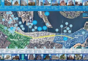 Map Newcastle England A Map Showing Development Activity In Newcastle Newcastle City