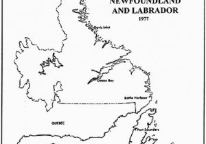 Map Nfld Canada Newfoundland and Labrador Land and Property Records