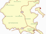 Map north East Italy Friuli Venezia Giulia Map and Guide northeastern Italy